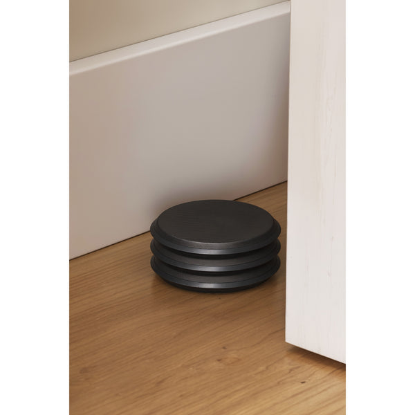 Opritor de ușă Viefe Pulse, negru mat lacuit, 66 × 27 mm - imagine 4