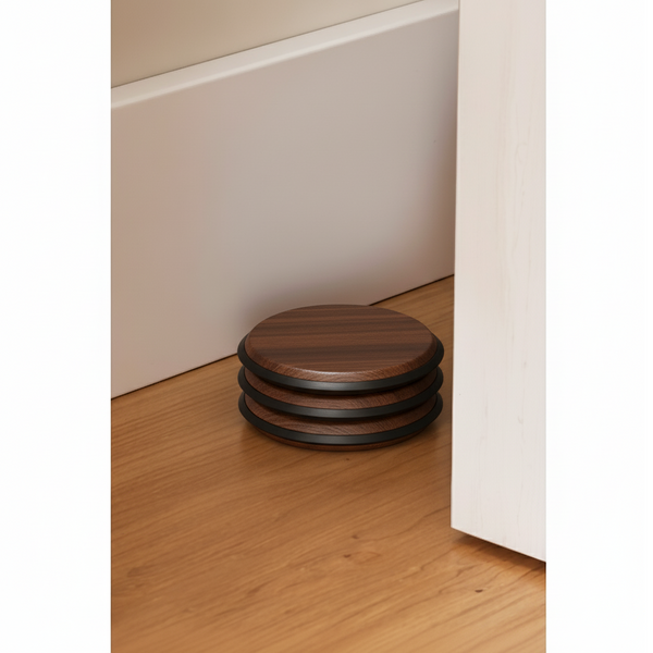 Opritor de ușă Viefe Pulse, nuc, 66 × 27 mm - imagine 4