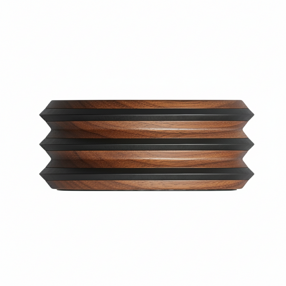 Opritor de ușă Viefe Pulse, nuc, 66 × 27 mm
