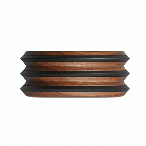 Opritor de ușă Viefe Pulse, nuc, 66 × 27 mm