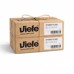 Set 50 de butoni mobilier Viefe Graf, negru mat, 17,5 × 28 mm - imagine 4