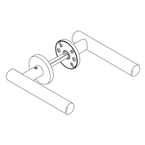Set mâner ușă interior Viefe Brooklyn, bronz periat, 149 mm - imagine 7