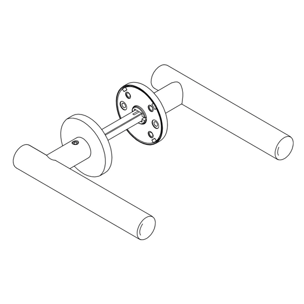 Set mâner ușă interior Viefe Brooklyn, bronz periat, 149 mm - imagine 7