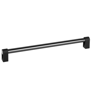 Set mânere spațiale duble Viefe Casey Big, negru lava texturat și negru titan lustruit, 768 mm (interax 736 mm)