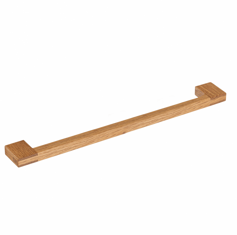 Set mânere spațiale duble Viefe Hako Big, stejar, 525 mm (interax 480 mm)
