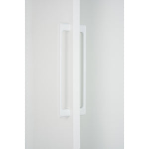 Set mânere spațiale duble Viefe Luv Big, alb mat, 419 mm (interax 384 mm) - imagine 4