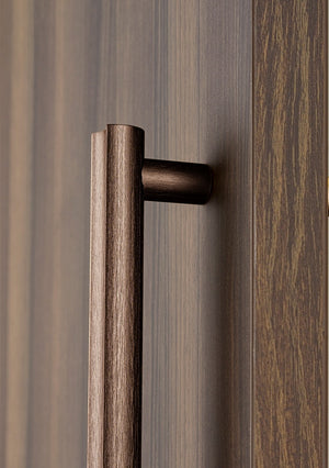 Set mânere spațiale duble Viefe Moon, bronz periat, 424 mm (interax 384 mm) - imagine 2